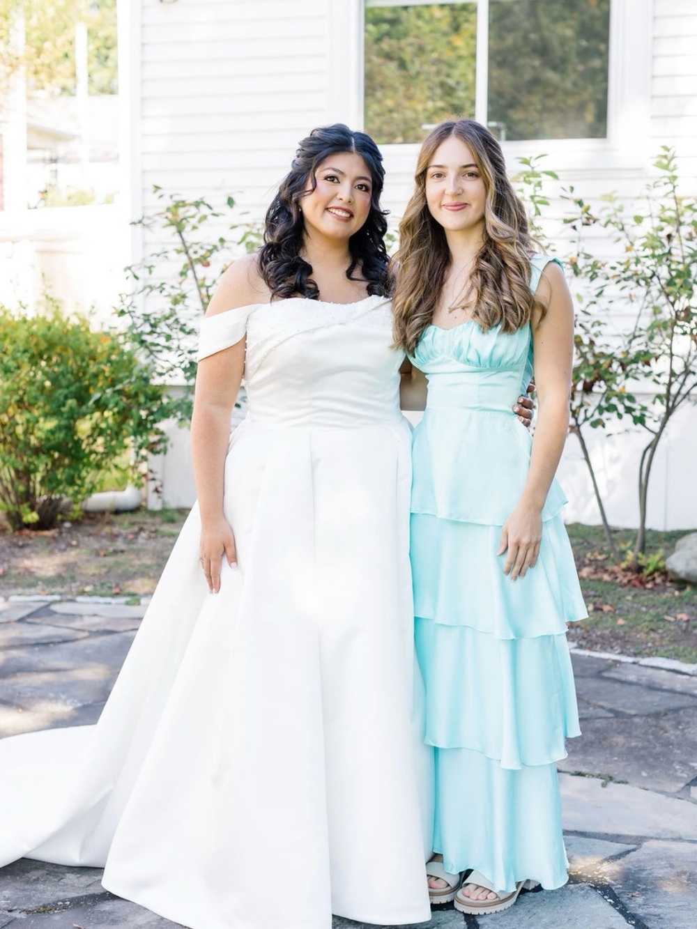 Lucy in the Sky, Light Blue Tiered Maxi